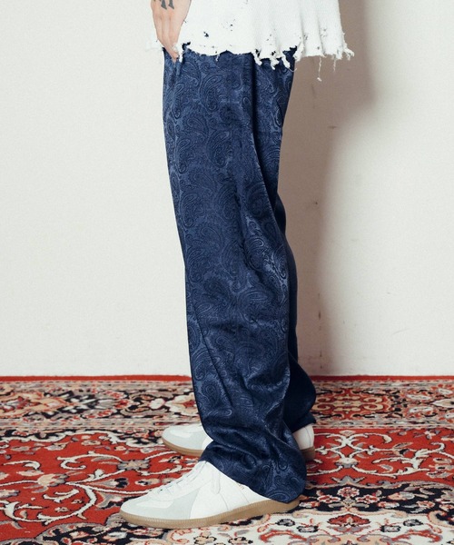 Subciety（サブサエティ）の「Paisley baggy slacks（スラックス・メンズ・ブラック/ネイビー/バーガンディー・SMALL/MEDIUM/LARGE/X-LARGE）」の18枚目の写真