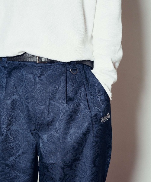 Subciety（サブサエティ）の「Paisley baggy slacks（スラックス・メンズ・ブラック/ネイビー/バーガンディー・SMALL/MEDIUM/LARGE/X-LARGE）」の19枚目の写真