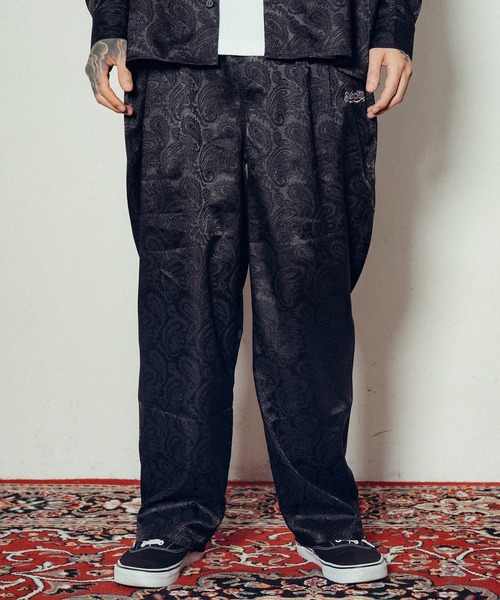 Subciety（サブサエティ）の「Paisley baggy slacks（スラックス・メンズ・ブラック/ネイビー/バーガンディー・SMALL/MEDIUM/LARGE/X-LARGE）」の8枚目の写真