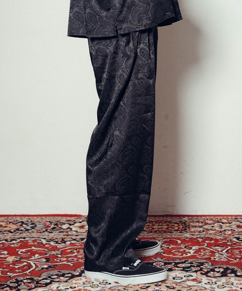 Subciety（サブサエティ）の「Paisley baggy slacks（スラックス・メンズ・ブラック/ネイビー/バーガンディー・SMALL/MEDIUM/LARGE/X-LARGE）」の9枚目の写真