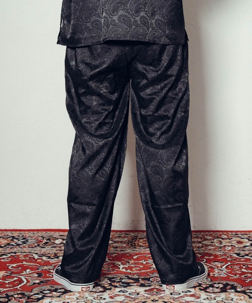 Subciety（サブサエティ）の「Paisley baggy slacks（スラックス・メンズ・ブラック/ネイビー/バーガンディー・SMALL/MEDIUM/LARGE/X-LARGE）」の10枚目の写真
