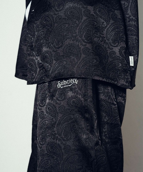 Subciety（サブサエティ）の「Paisley baggy slacks（スラックス・メンズ・ブラック/ネイビー/バーガンディー・SMALL/MEDIUM/LARGE/X-LARGE）」の13枚目の写真