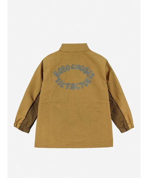 BOBO CHOSES（ボボショーズ）の「Tic Tac Toe raincoat（ナイロンジャケット・キッズ・カーキ・8-9y/4-5YEAR/12-13y/10-11y/6-7YEAR/2-3YEAR）」の2枚目の写真