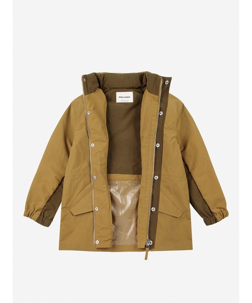 BOBO CHOSES（ボボショーズ）の「Tic Tac Toe raincoat（ナイロンジャケット・キッズ・カーキ・8-9y/4-5YEAR/12-13y/10-11y/6-7YEAR/2-3YEAR）」の3枚目の写真