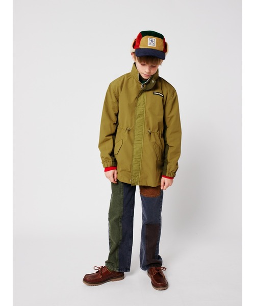 BOBO CHOSES（ボボショーズ）の「Tic Tac Toe raincoat（ナイロンジャケット・キッズ・カーキ・8-9y/4-5YEAR/12-13y/10-11y/6-7YEAR/2-3YEAR）」の9枚目の写真
