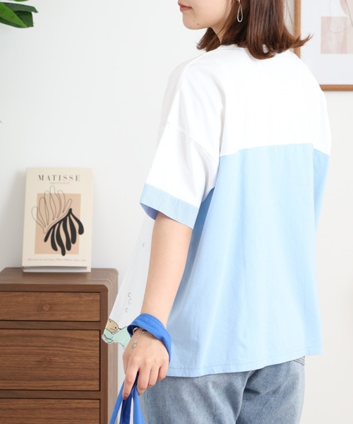 Emago(イマゴ)の「EMAGO 海パラダイス刺繍T(Tシャツ/カットソー・レディース・ピンク/ホワイト/チャコールグレー・FREE)」の22枚目の写真