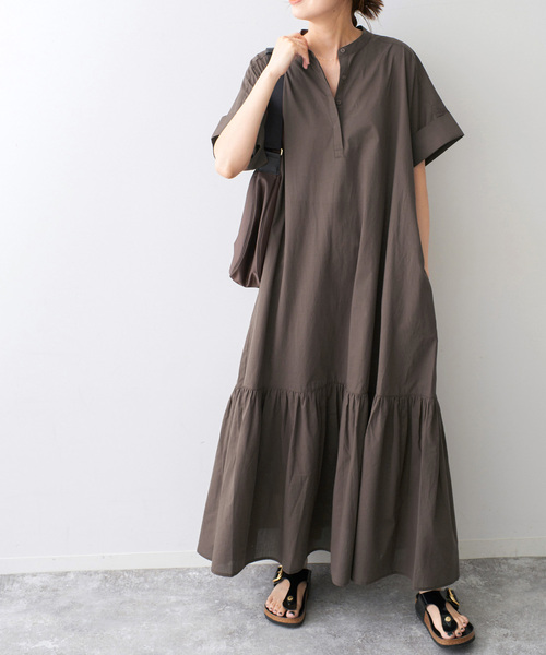 ローンティアードマキシワンピース（ワンピース）｜Spick & Span