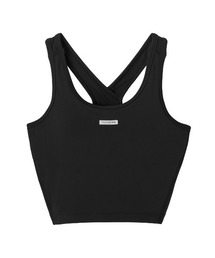 le coq sportif（ルコックスポルティフ）の「【ルコックスポルティフ】UVカットクロップド丈 スポーツブラトップ【返品不可商品】（スポーツブラ）」