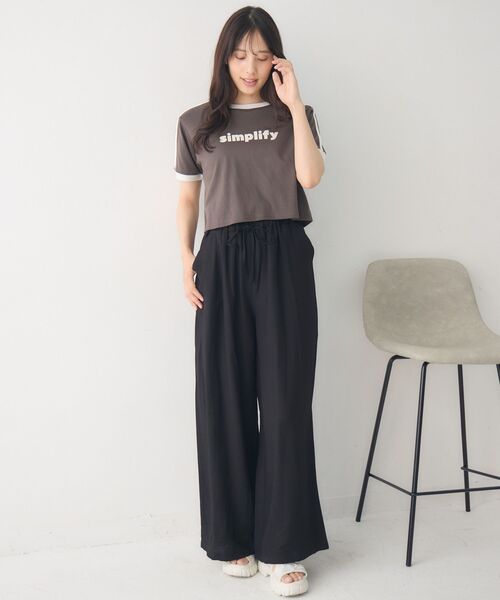 RETRO GIRL(レトロガール)の「【接触冷感】ラフワイドPT(その他パンツ・レディース・ナチュラル/ブルー/ブラック・FREE)」の15枚目の写真