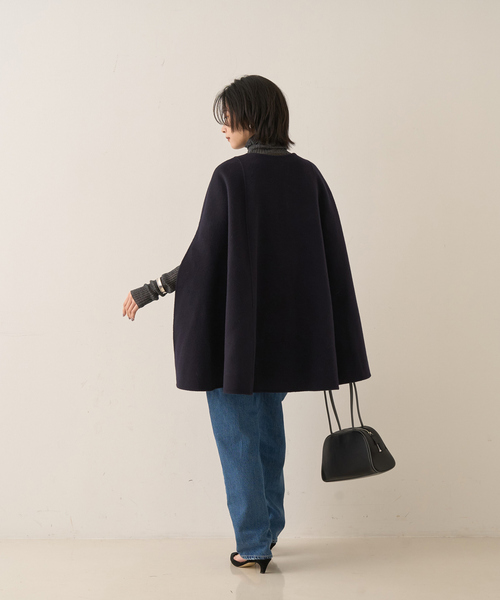 Rouge vif（ルージュヴィフ）の「パイピングロングハンドルボストンバッグ（ボストンバッグ・レディース・ブラック/ブラウン・フリー）」の11枚目の写真