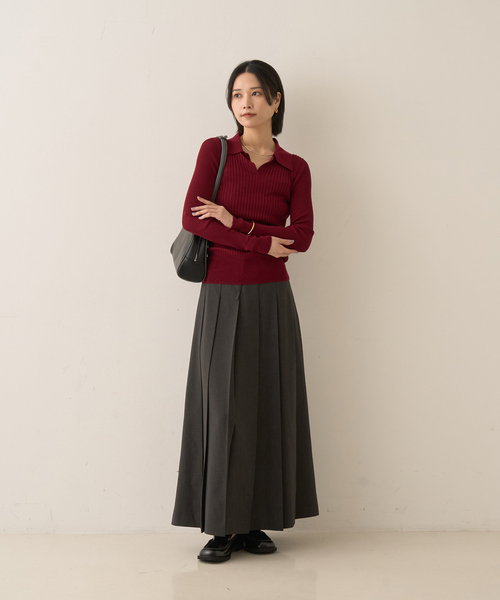 Rouge vif（ルージュヴィフ）の「パイピングロングハンドルボストンバッグ（ボストンバッグ・レディース・ブラック/ブラウン・フリー）」の15枚目の写真