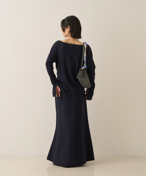 Rouge vif（ルージュヴィフ）の「パイピングロングハンドルボストンバッグ（ボストンバッグ・レディース・ブラック/ブラウン・フリー）」の16枚目の写真