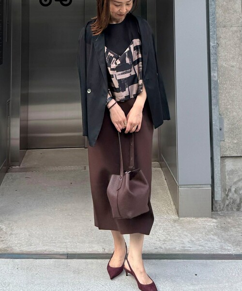 LORISTELLA（ロリステッラ）の「【LORISTELLA/ロリステッラ】別注キューブワンハンドルバッグ（ショルダーバッグ・レディース・ブラウン/ブラック・FREE）」の3枚目の写真