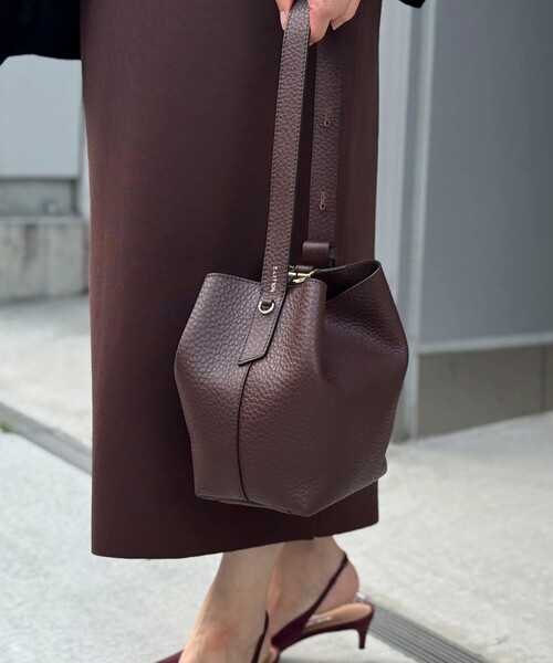 LORISTELLA（ロリステッラ）の「【LORISTELLA/ロリステッラ】別注キューブワンハンドルバッグ（ショルダーバッグ・レディース・ブラウン/ブラック・FREE）」の4枚目の写真