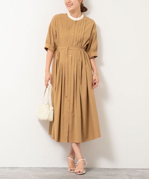 セール】タックシャツワンピース（シャツワンピース）｜NOLLEY'S