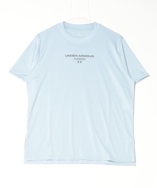 UNDER ARMOUR(アンダーアーマー)の「アンダーアーマー UAテック オーバーサイズド グラフィック Tシャツ(Tシャツ/カットソー・レディース・ブルー/ブラック・S/L/M/XL)」の1枚目の写真