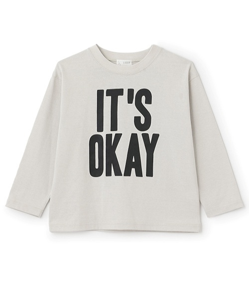 b・ROOM(ビールーム)の「【カイテキ天竺】選べる7パターンアソートロゴプリントTシャツ(Tシャツ/カットソー・キッズ・スモークピンク/ブルーグレー/ブラック/ブルー系その他/パープル/シルバーグレー・150cm/140cm/130cm/120cm/100cm/110cm)」の12枚目の写真