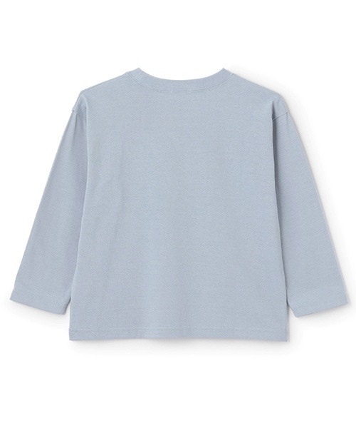 b・ROOM(ビールーム)の「【カイテキ天竺】選べる7パターンアソートロゴプリントTシャツ(Tシャツ/カットソー・キッズ・スモークピンク/ブルーグレー/ブラック/ブルー系その他/パープル/シルバーグレー・150cm/140cm/130cm/120cm/100cm/110cm)」の13枚目の写真