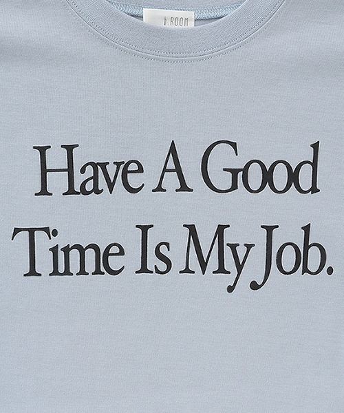 b・ROOM(ビールーム)の「【カイテキ天竺】選べる7パターンアソートロゴプリントTシャツ(Tシャツ/カットソー・キッズ・スモークピンク/ブルーグレー/ブラック/ブルー系その他/パープル/シルバーグレー・150cm/140cm/130cm/120cm/100cm/110cm)」の15枚目の写真