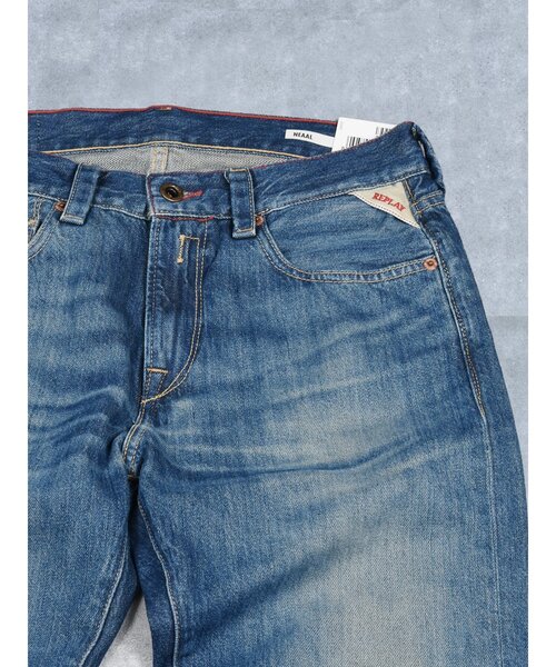 REPLAY(リプレイ)の「【REPLAY】 スリムフィットNEAAL ユーズド加工デニム デニムパンツ(デニムパンツ・メンズ・ダークインディゴブルー・32/30/28)」の7枚目の写真
