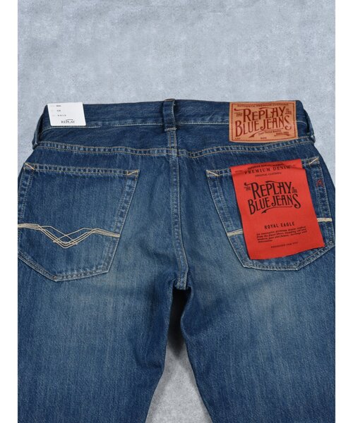 REPLAY(リプレイ)の「【REPLAY】 スリムフィットNEAAL ユーズド加工デニム デニムパンツ(デニムパンツ・メンズ・ダークインディゴブルー・32/30/28)」の9枚目の写真