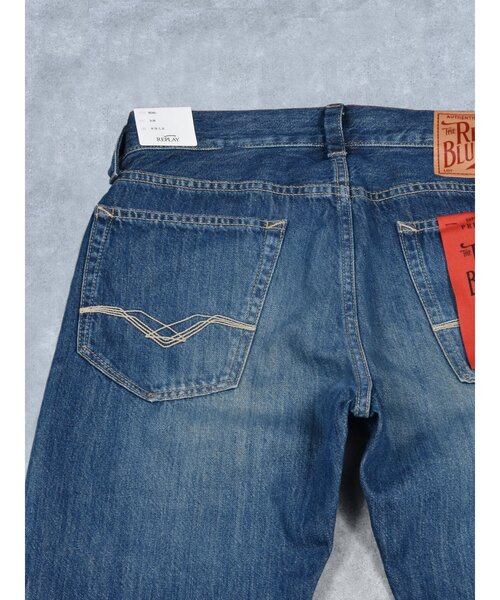 REPLAY(リプレイ)の「【REPLAY】 スリムフィットNEAAL ユーズド加工デニム デニムパンツ(デニムパンツ・メンズ・ダークインディゴブルー・32/30/28)」の11枚目の写真