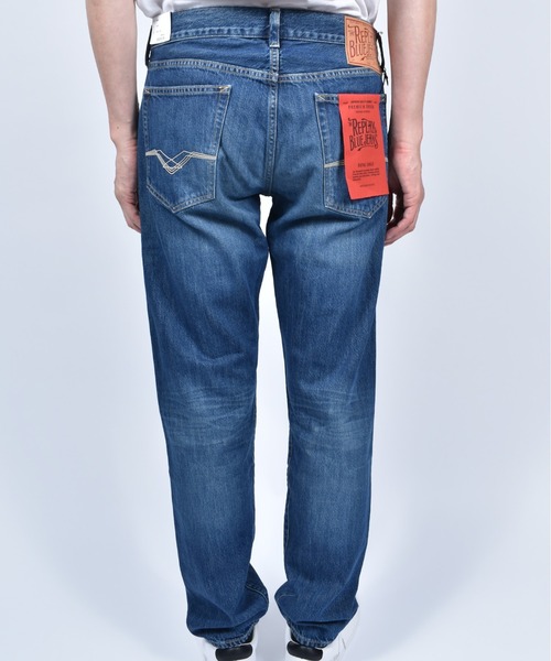 REPLAY(リプレイ)の「【REPLAY】 スリムフィットNEAAL ユーズド加工デニム デニムパンツ(デニムパンツ・メンズ・ダークインディゴブルー・32/30/28)」の3枚目の写真