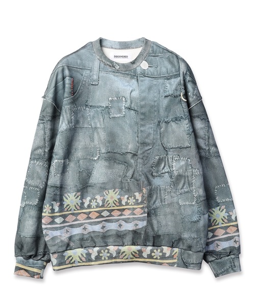 DISCOVERED（ディスカバード）の「CRUST TROMPELOEIL PULLOVER（スウェット・メンズ・ブラック・3/1）」の5枚目の写真