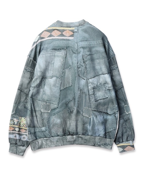 DISCOVERED（ディスカバード）の「CRUST TROMPELOEIL PULLOVER（スウェット・メンズ・ブラック・3/1）」の6枚目の写真