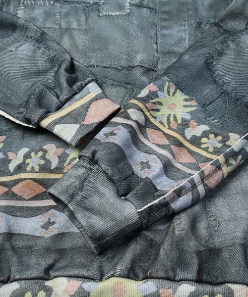 DISCOVERED（ディスカバード）の「CRUST TROMPELOEIL PULLOVER（スウェット・メンズ・ブラック・3/1）」の10枚目の写真