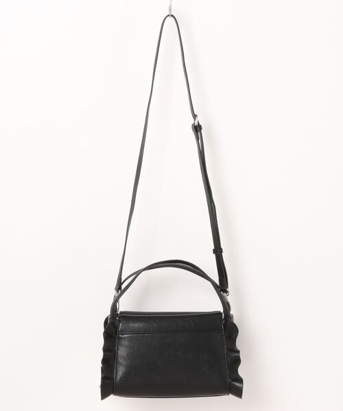 JILL STUART（ジルスチュアート）の「JILL STUART(ジル スチュアート)　ラッフル　2WAYショルダー（ショルダーバッグ・レディース・シルバー/チョコ/ブラック・FREE）」の4枚目の写真