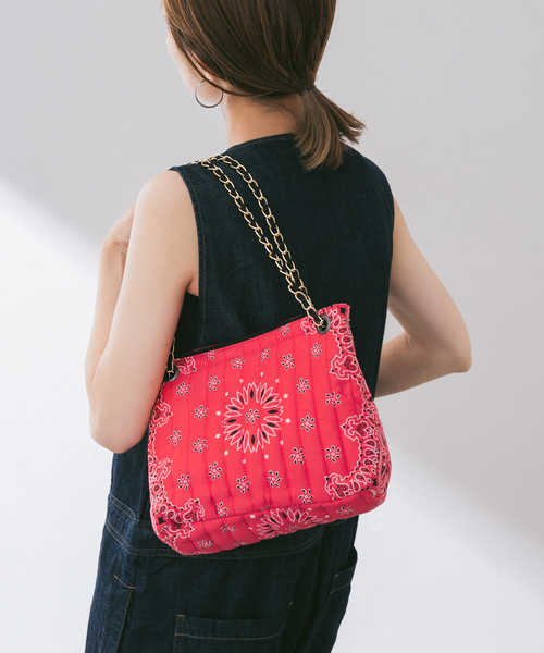 MALUS/マリュス バンダナキルティングショルダーBAG（ショルダー