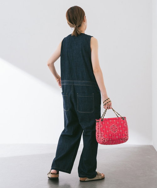 FRAMeWORK(フレームワーク)の「MALUS/マリュス バンダナキルティングショルダーBAG(ショルダーバッグ・レディース・ブラック/ネイビー/レッド・FREE)」の17枚目の写真