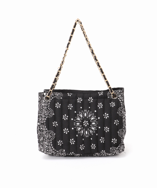 FRAMeWORK(フレームワーク)の「MALUS/マリュス バンダナキルティングショルダーBAG(ショルダーバッグ・レディース・ブラック/ネイビー/レッド・FREE)」の22枚目の写真