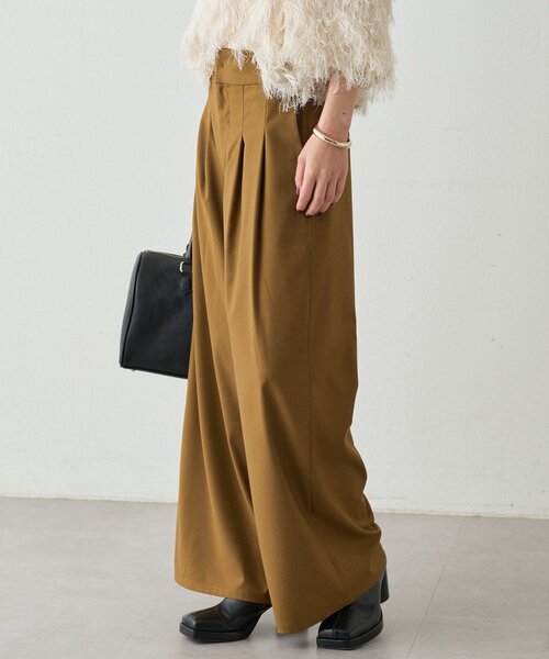 LOUNGEDRESS（ラウンジドレス）の「タブベルトワイドパンツ（その他パンツ・レディース・グレー/オリーブ・MEDIUM/SMALL）」の16枚目の写真