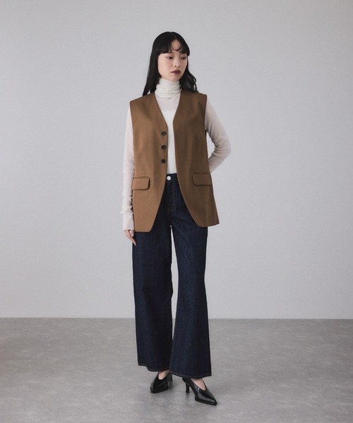 ADAM ET ROPE'（アダムエロペ）の「ポインテッドトゥモードパンプス（パンプス・レディース・ブラック/オフホワイト・23/23.5/24/24.5）」の7枚目の写真
