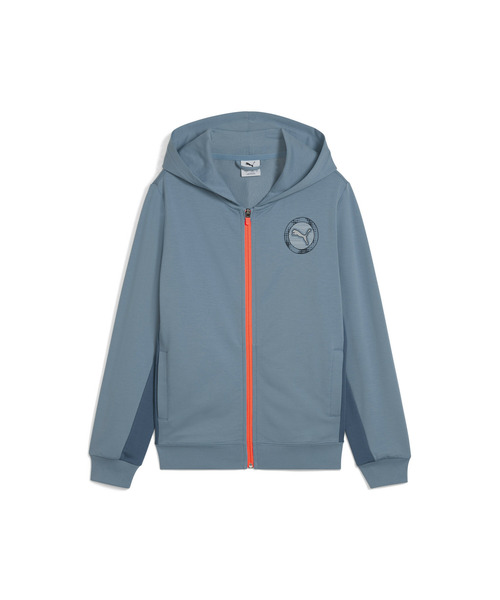 PUMA(プーマ)の「PUMA プーマ ボーイズ アクティブ スポーツ グラフィック フルジップ フーディ 120-160cm(パーカー・キッズ・ブラック/ブルー系その他6・150/160/130/140/120)」の4枚目の写真