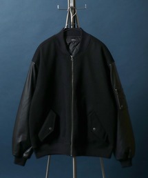 ANPAS(アンパス)のANPAS Sleeve Switching MA-1/ANPAS 別注 袖切り替え MA-1 ボマージャケット ボンバージャケット メンズ レディース(MA-1)