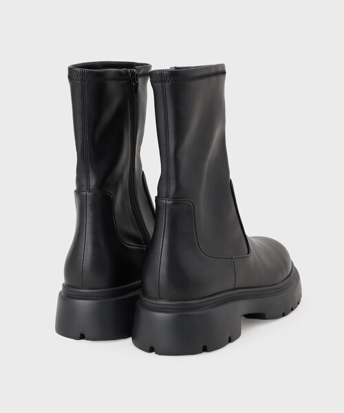 INDIVI（インディヴィ）の「ストレッチミドルブーツ（ブーツ・レディース・ブラック/ブラック系5・25/45/35）」の5枚目の写真