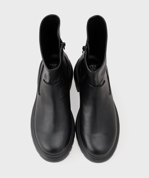 INDIVI（インディヴィ）の「ストレッチミドルブーツ（ブーツ・レディース・ブラック/ブラック系5・25/45/35）」の6枚目の写真