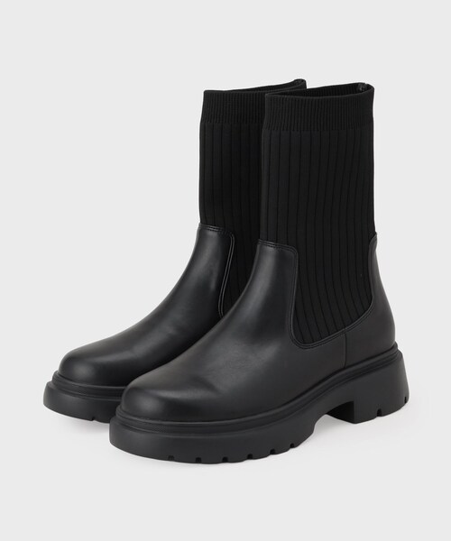 INDIVI（インディヴィ）の「ストレッチミドルブーツ（ブーツ・レディース・ブラック/ブラック系5・25/45/35）」の11枚目の写真