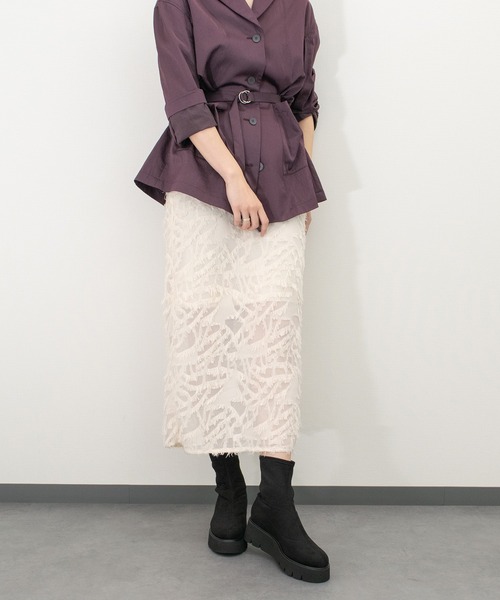 Luca Grossi(ルーカグロッシ)の「【Luca Grossi】ラウンドトウ厚底ストレッチブーツ(L53002)(ブーツ・レディース・ブラック系その他・36/37/38)」の4枚目の写真