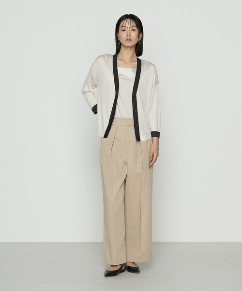 COMME CA（コムサ）の「ナチュラルポリエステル チノタックパンツ（その他パンツ・レディース・キャメル/ネイビー・7号/11号/9号）」の22枚目の写真