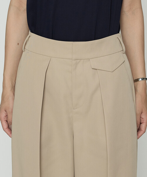 COMME CA（コムサ）の「ナチュラルポリエステル チノタックパンツ（その他パンツ・レディース・キャメル/ネイビー・7号/11号/9号）」の6枚目の写真