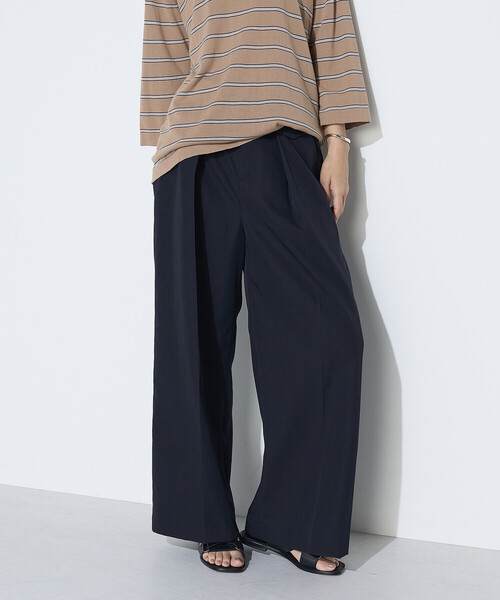 COMME CA（コムサ）の「ナチュラルポリエステル チノタックパンツ（その他パンツ・レディース・キャメル/ネイビー・7号/11号/9号）」の10枚目の写真