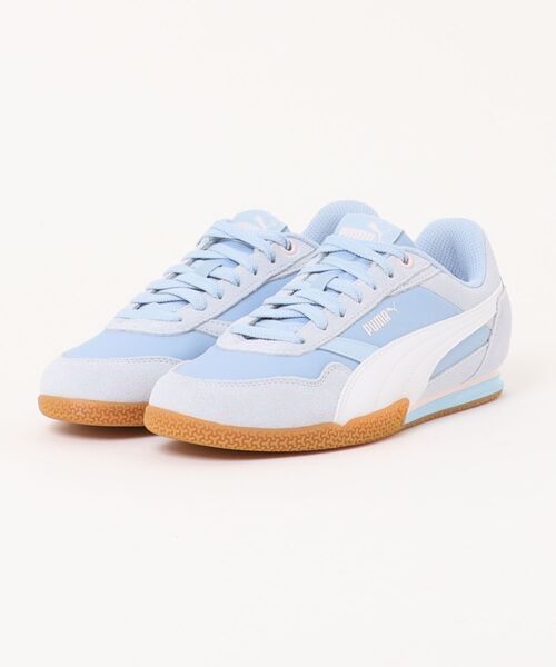 PUMA(プーマ)の「PUMA プーマ BELLA DONNA NYLON レディーススニーカー 薄底 ロープロファイル(ベラドンナナイロン) 403554 04(スニーカー・レディース・サックスブルー・22.5cm/23.0cm/23.5cm/24.0cm/24.5cm/25.0cm)」の1枚目の写真
