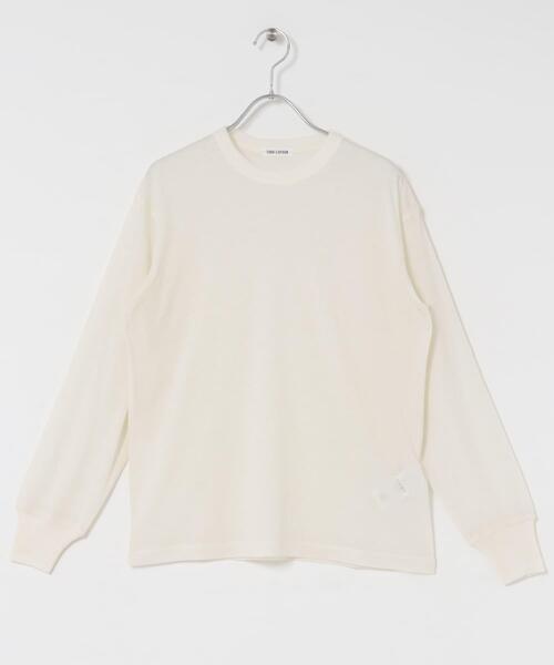 FORK&SPOON（フォークアンドスプーン）の「FORK&SPOON　ウール混クルーネックカットソー（Tシャツ/カットソー・レディース・オフホワイト/グレー系その他/ブラック・1）」の10枚目の写真