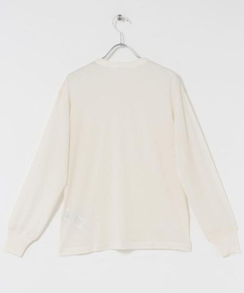 FORK&SPOON（フォークアンドスプーン）の「FORK&SPOON　ウール混クルーネックカットソー（Tシャツ/カットソー・レディース・オフホワイト/グレー系その他/ブラック・1）」の12枚目の写真