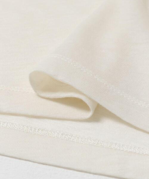 FORK&SPOON（フォークアンドスプーン）の「FORK&SPOON　ウール混クルーネックカットソー（Tシャツ/カットソー・レディース・オフホワイト/グレー系その他/ブラック・1）」の13枚目の写真