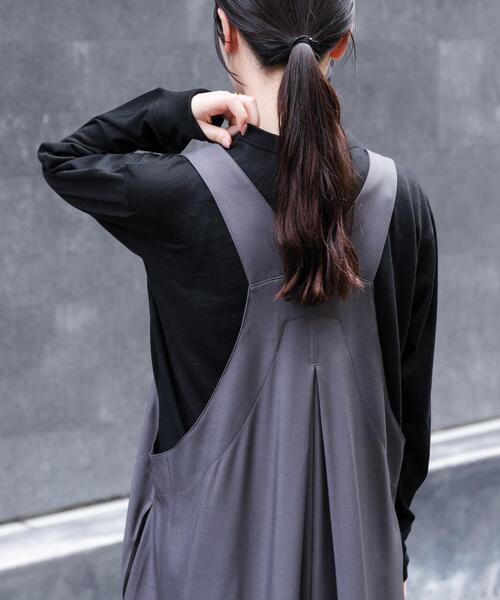 FORK&SPOON（フォークアンドスプーン）の「FORK&SPOON　ウール混クルーネックカットソー（Tシャツ/カットソー・レディース・オフホワイト/グレー系その他/ブラック・1）」の19枚目の写真